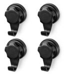 Compactor Bestlock Black, fürdőszobai, tapadókorongokkal, fúrás nélkül rögzíthető, teherbírás max. 6 (RAN9775)