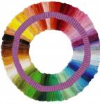 Ruhhy 25662 színes hímzőfonal készlet, 150 darab × 8 m
