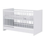 Todi Baby Shop Átalakítható Babaágy - 70x140 cm - Fehér