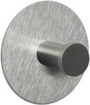 spirella kerek, törölközőhöz, PUNT - Kerek, csiszolt rozsdamentes acél, öntapadós, 60 mm