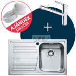 Franke Logica Line LLX 611 balos mosogató és csaptelep ORBIT szett + Ajándék többfunkciós paszta (FR1301190)