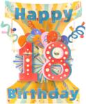 Santoro Felicitare 3D Santoro Swing - Happy 18 Birthday (SC233)