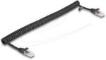 Delock Patch Cord Delock 87992, Cat. 5e, 1 m, Black (87992)