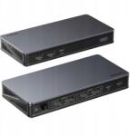 UGREEN Hub Átalakító Usb-c 2X Usb-a 2X Usb-c 2X Hdmi 2X Displayport RJ45 Kapcsolattal (90912)
