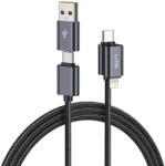 Lito Cablu de Date 5A, Fast Charge - Lito Magnetic 4in1 (LD21) - Black (KF2355214) - pcone
