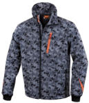 Beta Munkavédelmi Kabát 076580106 BETA 7658CM/XXXL softshell, fekete-szürke terepmintás (076580106)