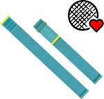 Garmin Quick Release 22mm Amp Yellow/Turquoise, ComfortFit óraszíj
