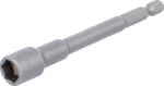 BGS technic Extra hosszú dugófej, 10 mm-es, 6 lapos fej - fúróba fogható, 6 lapos szár (BGS 2766) (2766)