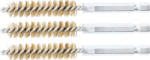 BGS technic Sárgarézkefe készlet | 11 mm | 1/4" | 3 darabos | a BGS 3078 kefekészlethez (BGS 3078-11-M) (3078-11-M)