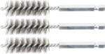 BGS technic Acélkefe készlet | 15 mm | 1/4" | 3 darabos | a BGS 3078 kefekészlethez (BGS 3078-15-S) (3078-15-S)