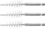 BGS technic Nylonkefe készlet | 18 mm | 1/4" | 3 darabos | a BGS 3078 kefekészlethez (BGS 3078-18-N) (3078-18-N)