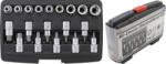 BGS technic 19 részes 1/2" befogású Torx bitfej és E-Torx dugófej készlet (BGS 95100) (95100)