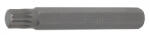 BGS technic Bordázott bitfej M10, 3/8" hossza: 75mm (BGS 4862) (4862)