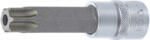 BGS technic 1/2" Biztonsági Torx (fúrt) bitfej, T80x100 mm (BGS 5184-TB80) (5184-TB80)