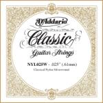 D'Addario NYL025W Coardă individuală pentru chitară (NYL025W)