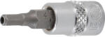 BGS technic Behajtófej | 6, 3 mm (1/4") | belső hat szögletű hajtás furattal 4 mm (BGS 5156-4) (5156-4)
