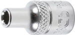 BGS technic 1/4" Dugókulcs, 12-szögű, 4 mm (BGS 10774) (10774)