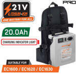 NAKAYAMA akkumulátor 21V, 20ah ec1600, ec1620, ec1630 esetén (EC1608) (EC1608)