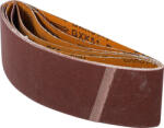 BGS technic Csiszolószalag-készlet | szalagcsiszolóhoz | 75 x 533 mm | K 40 - 60 - 80 - 120 - 240 | 5 darabos (80822) (80822)