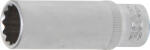 BGS technic Dugókulcs, tizenkétszögletű, mély | 6, 3 mm (1/4") | 12 mm (BGS 10712) (10712)