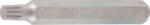 BGS technic Bordázott bitfej M8, 3/8" hossza: 75mm (BGS 4861) (4861)
