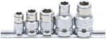 BGS technic Bitadapter-készlet rögzítő golyóval | 6, 3 mm (1/4") / 10 mm (3/8") / 12, 5 mm (1/2") meghajtás | 5 db. (BGS 70103) (70103)