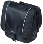 Basil Sport Design Commuter Bag egy részes táska hátsó csomagtartóra, jobb vagy bal oldalra, laptop rekesszel, vízálló, 18L, fekete