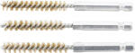 BGS technic Sárgarézkefe készlet | 8 mm | 1/4" | 3 darabos | a BGS 3078 kefekészlethez (BGS 3078-8-M) (3078-8-M)