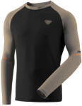 Dynafit Alpine Pro M L/S Tee férfi funkcionális póló L / fekete/barna