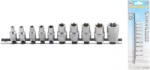 BGS technic 1/4"-3/8" Dugókulcs fej készlet, E-Torx | E4 - E16 | 10 darabos (BGS 9548) (9548)