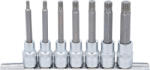 BGS technic Bitfej készlet, 1/2", XZN M5 - M14, 7 darabos (5175) (5175)