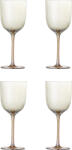 Bloomingville Aston pahare de vin 350 ml, maro, 4 buc (82072596) Pahar