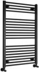 SAPHO Aqualine, DIRECT radiátor oldalsó csatlakozással 600x960 mm, matt fekete, ILR96B (ILR96B)