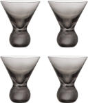 Bloomingville Pahare pentru cocktail Corliss, 165 ml, gri, 4 buc (82072450) Pahar