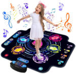Inlea4Fun Zenélő tánszőnyeg LIGHT-UP MUSIC DANCE MAT (JO-IN0180)