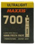Maxxis Belső Maxxis 700X33/50C ULTRALIGHT Presta szelepes 48mm 100g
