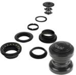  Kormánycsapágy a-head 1-1/8 alu fekete neco, messingschlager