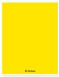 Fortuna Füzet vonalas FORTUNA Monocolor A/4 32 lapos 81-32 sárga (01.02098) - nyomtassingyen