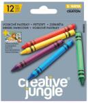 Creative Jungle Zsírkréta CREATIVE JUNGLE Grey kerek hegyezett 12 színű (CFA2452) - nyomtassingyen