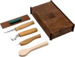 BeaverCraft Kanálfaragó Készlet Speciális Ajándékdobozban (3 kés + kiegészítők + kanál) S13BOX (S13BOX)