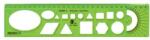 Optima Sablon vonalzó OPTIMA hajlékony zöld 30cm (53065) - nyomtassingyen
