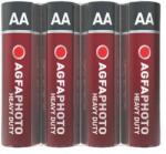 AgfaPhoto Elem, AA, 4 db, féltartós (szén-cink), zsugor, AGFAPHOTO "Heavy Duty (APFAAS4) - nyomtassingyen