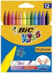 BIC Zsírkréta BIC KIDS PlastiDecor kerek hegyezett 12 színű (945764) - mystock
