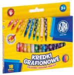 Astra Zsírkréta ASTRA kerek hegyezett 18 színű (316023901)