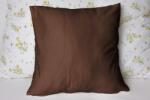 Jiří Polášek Egyszínű Jersey párnahuzat - Sötétbarna | 40 x 40 cm (46654866-01-c.45-40x40)