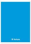Fortuna Füzet vonalas FORTUNA Monocolor A/5 32 lapos 21-32 kék (01.02080) - tonerpiac