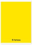 Fortuna Füzet vonalas FORTUNA Monocolor A/5 32 lapos 21-32 sárga (01.02081) - tonerpiac