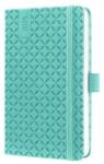 Sigel Naptár, A6, heti, 2026, kemény borító, SIGEL "Jolie", aqua zöld (J6102) - tonerpiac