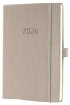 Sigel Naptár, A5, heti, 2026, kemény borító, SIGEL "Conceptum", taupe (C2660) - tonerpiac