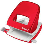 Leitz Lyukasztó, kétlyukú, 30 lap, LEITZ "Nexxt Wow", piros (50081026) - tonerpiac